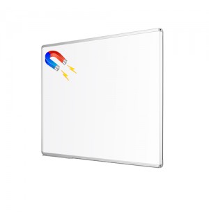 Penguen 100 cm x 140 cm Alüminyum Çerçeve Duvara Monte Beyaz Manyetik Yazı Tahtası